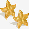 Stainless Steel Starfish Stud Earrings for Women YM4343-2-1