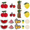 Fruit Computerized Embroidery Cloth Iron on/Sew on Patches DIY-WH0656-32-1