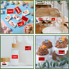 Leaf Paper Self Adhesive Mini Candy Bar Wrappers DIY-WH0604-002-6