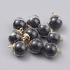 Transparent Glass Globe Pendants GLAA-TAC0002-K05-1