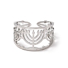 Non-Tarnish 304 Stainless Steel Open Cuff Rings RJEW-Q808-05P-2