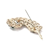 Leaf Alloy Pave Acrylic Rhinestone Brooch LS-JEWB-C029-17C-2