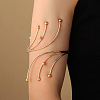 Alloy Arm Cuff Bangles WGA5578-01-1