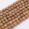 Electroplate Natural Druzy Agate Beads Strands G-G708-6mm-05-1