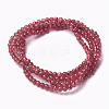 Spray Painted Glass Beads Strands GLAA-A038-A-62-2