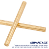 2Pcs Single-Sided Engraving Wax Seal Brass Stamp AJEW-OC0005-40G-4