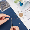 90Pcs 3 Size 304 Stainless Steel Post Stud Earring Settings STAS-SC0004-85-3