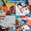 1 Set PET Hollow Out Drawing Painting Stencils DIY-MA0005-49B-6