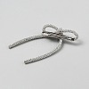 Iron Alligator Hair Clips OHAR-WH20005-38-2