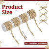 Jute Ribbons SRIB-WH0011-451A-2