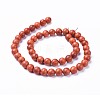 Natural Wood Beads Strands X-WOOD-F008-01-C-2