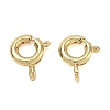 Brass Spring Ring Clasps KK-CBA1AE8-05A-G-1