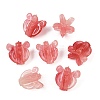 Synthetic Coral Carved Beads BSHE-P034-01D-1