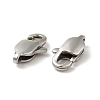 304 Stainless Steel Lobster Claw Clasps X-STAS-K13-2
