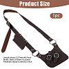 Medieval PU Leather Gun Holster AJEW-WH0606-009A-2