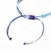 Adjustable Segment Dyed Polyester Thread Braided Beaded Bracelet Making AJEW-JB00790-01-2