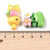 Spring Theme Opaque Resin Decoden Cabochons RESI-S396-07-3