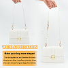2Pcs 2 Style PU Leather & Round ABS Plastic Imitation Pearl Bag Straps Sets FIND-WR0009-23B-3