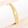 304 Stainless Steel Hinged Bangles for Women BJEW-Z155-01G-3