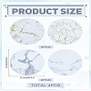 4Pcs 2 Colors PU Leather Cup Mats AJEW-LP0006-24-2