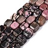 Natural Rhodonite Beads Strands G-Q608-10F-2