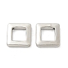 Alloy Hollow Rhombus Beads TIBE-P003-24P-2