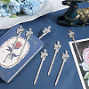 10Pcs Alloy Bookmarks AJEW-SC0003-51P-4