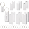 BENECREAT DIY Stamping Blank Tag Keychain Making Kit DIY-BC0009-42-1