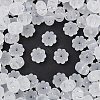 Frosted Transparent Acrylic Beads OACR-P029-03B-06-1
