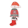 Christmas Printed Acrylic Big Pendants MACR-F086-03A-1