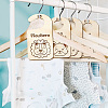 Wood Baby Closet Size Dividers AJEW-WH0352-009-6