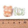 Luminous Opaque UV Plating Acrylic Beads OACR-Q204-17-5