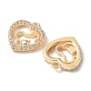 Rack Plating Brass Micro Pave Cubic Zirconia Pendants KK-K333-84G-2