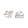 Non-Tarnish 201 Stainless Steel Pendants STAS-I199-D01-P-3