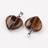 Natural Tiger Eye Pendants G-G956-B01-FF-2