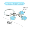 Alloy Enamel Keychains KEYC-YW00010-01-3