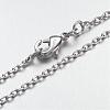 Brass Chain Necklaces MAK-F013-04P-2
