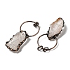 Natural Quartz Crystal Big Pendants G-G019-09R-01-2