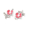 Alloy Rhinestone Enamel Pendants ENAM-K020-01C-3