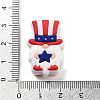 Independence Day Theme Silicone Beads SIL-M005-01E-3
