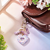 Heart with Butterfly Resin Keychains KEYC-TADJ0001-01F-4