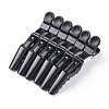 Plastic Alligator Hair Clips OHAR-WH0016-14-2