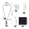 1Pc Word 304 Stainless Steel Column Urn Ashes Necklace DIY-TA0010-07B-3