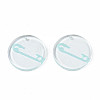 Transparent Resin Pendants RESI-N030-005D-2