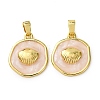 Brass Enamel Pendants KK-F911-01C-G03-1