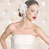 Bridal Mesh Veil Floral Cloth Hair Combs MRMJ-WH0077-096-5