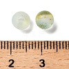 Frosted Transparent Acrylic Beads X1-OACR-F013-12H-3