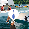 10Pcs Iron Plastic Keychains KEYC-GF0001-27B-5