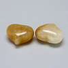 Natural Yellow Aventurine Heart Palm Stone LS-G-F637-11C-2