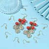 SHEGRACE Brass Earring Hooks XGR0140G-153G-5